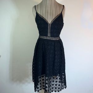 Sam Edelman black lace dress